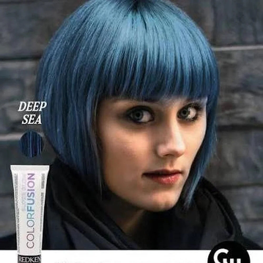 Redken Color Fusion Hair Color Unisex 2.1oz Deep Sea .11 New Permanent Glow